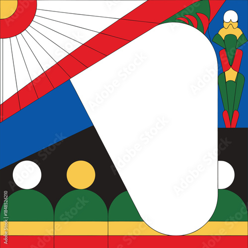 Dynamic Abstract Composition with Figures