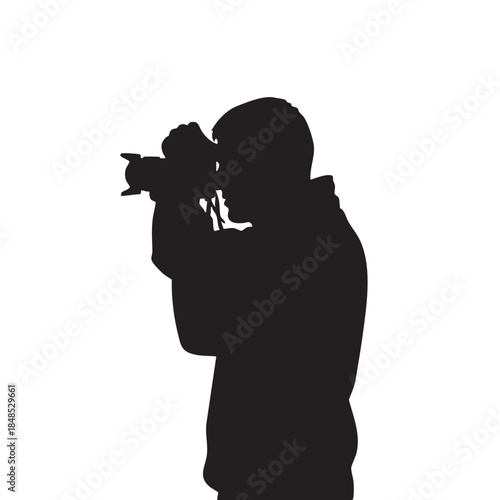 a_man_taking_a_photo_with_a_camera_2_traced