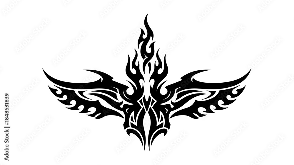 Obraz premium tribal tattoo design elements