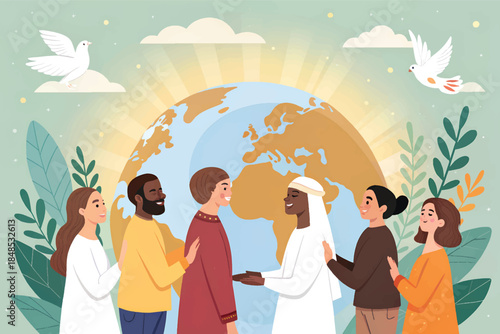 Global Harmony and Cultural Diversity ? People United Around the World.eps