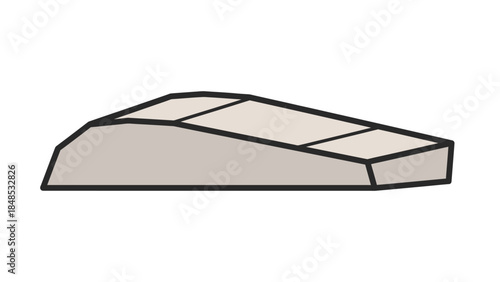 old book isolated on white background