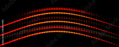 Abstract pink, purple, and yellow glass gradient on a black background. Futuristic and vibrant design with a glossy, translucent texture. Ideal for use in digital art, Eps10