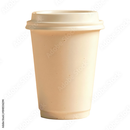 Wallpaper Mural Simple Studio Shot of a Coffee Cup with Lid for Beverage Torontodigital.ca