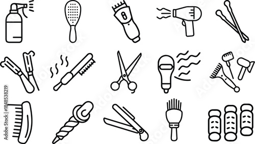 Hair styling tools and accessories