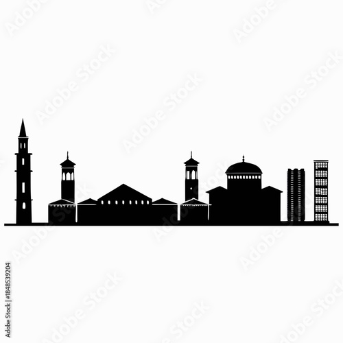 taj mahal vector illustration