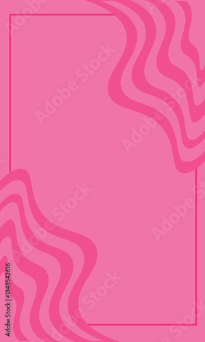 fondo con lineas curvas en color rosa 