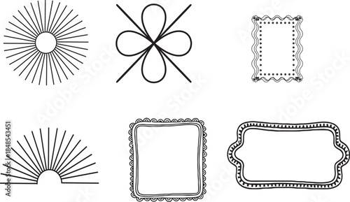 Decorative Borders and Ornaments Vector Graphics Collection