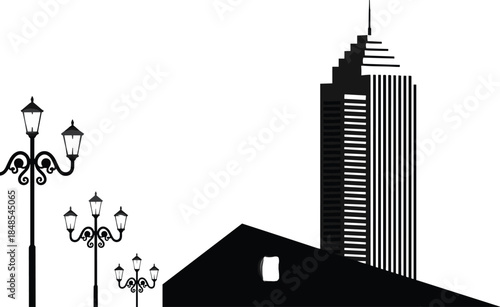 Massive vector collection of diverse human silhouettes and city elements, featuring sports, romance, protest, workers, and a full spectrum of action and architectural graphics
