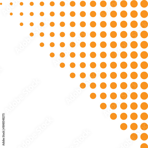Flat Dot Corner Decoration 