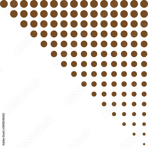 Flat Dot Corner Decoration 