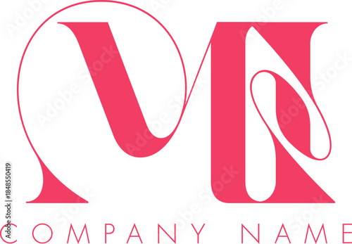 Creative Abstract Initial Letter MI Logo Design.