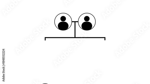 family tree chart of life relationship scheme illustration