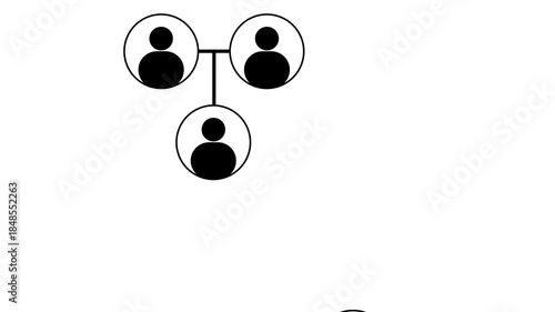 family tree chart of life relationship scheme illustration