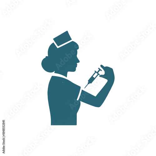 Dedicated Nurse Preparing Medical Injection for Patient Care and Vaccination Programs Offering Essential Health Services