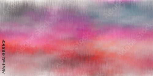 Vibrant abstract watercolor background featuring a purple and pink grunge texture with vintage aged paint patterns on a light canvas material wallpaper design