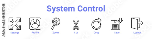 System Control Icon Banner