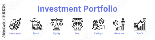 Investment Portfolio Icon Banner