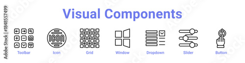 Visual Components Icon Banner