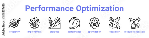 Performance Optimization Icon Banner