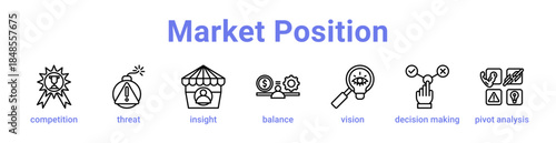Market Position Icon Banner