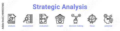 Strategic Analysis Icon Banner