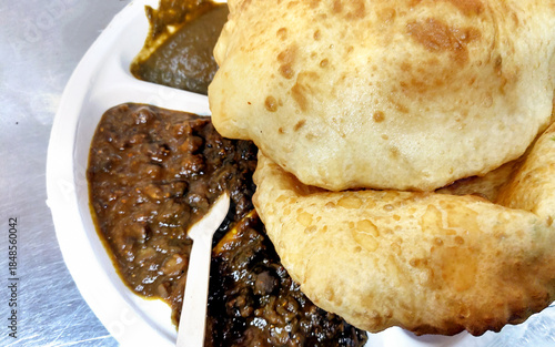 Chole bhature is a North Indian famous food dish