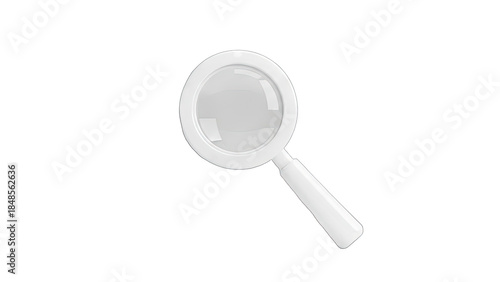 Magnifying Glass Isolated on White Background