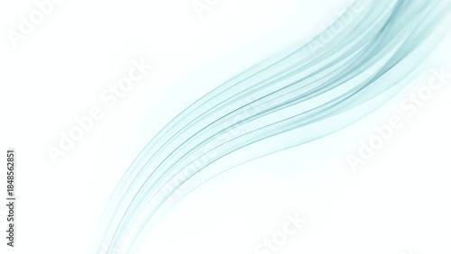 Abstract blue wave design featuring futuristic light lines and flowing curve motions creates a digital vector illustration backdrop with a textured art pattern for business wallpaper
