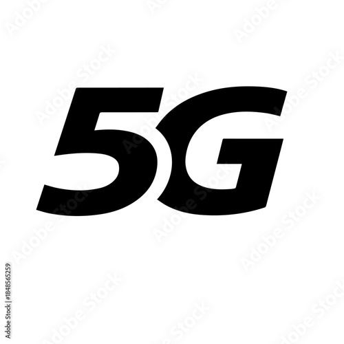 silhouette of 5G Network