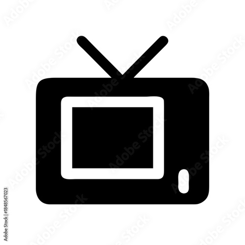 TV Retro Icon Vector Illustration