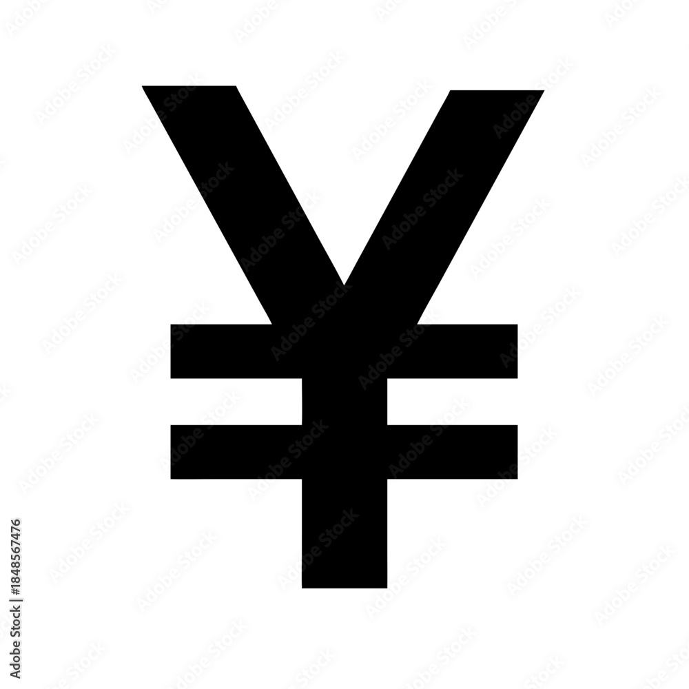 Fototapeta premium Yen Icon Vector Illustration