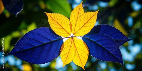 yellow autumn leaves