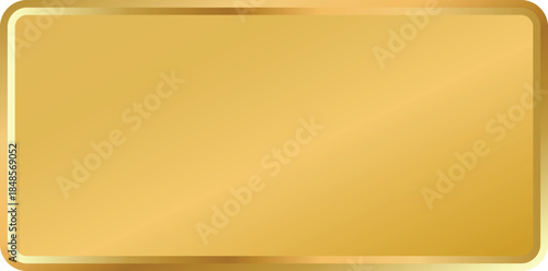 A golden rectangular button with rounded corners and a subtle gradient, suggesting luxury or achievement.