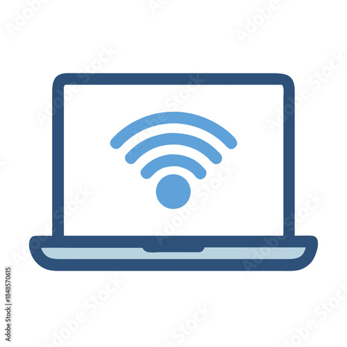 Laptop with WiFi Signal: Connecting to the Internet in a Digital World