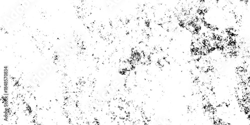 White, black dust overlay distress grungy grain, noise effect paint wall. small particles of debris and dust. crack and scratch dust paint concrete wall. subtle halftone grunge urban texture vector.