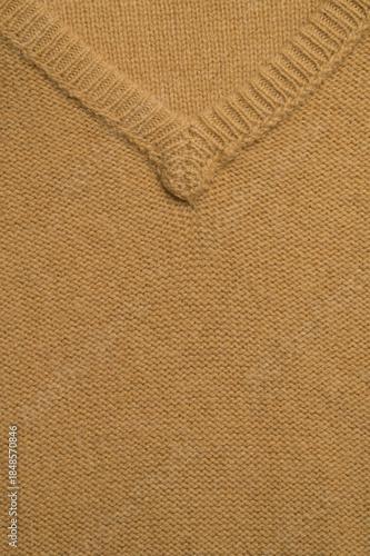 Close-up,High resolution of medium-brown knit or woven texture and background.