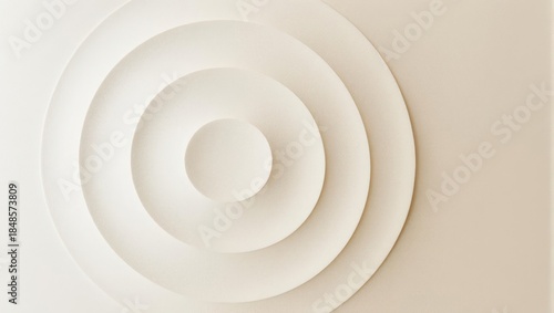 Concentric circles abstract design, minimalist art, modern geometric pattern.
