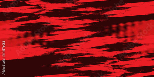 black red dragon decal brush fire volcano lava sakura Asia Japan anime style illustration sporty background. modern