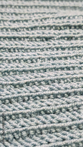 Knitting patterns and details for sweaters, hats, and other crocheted items.