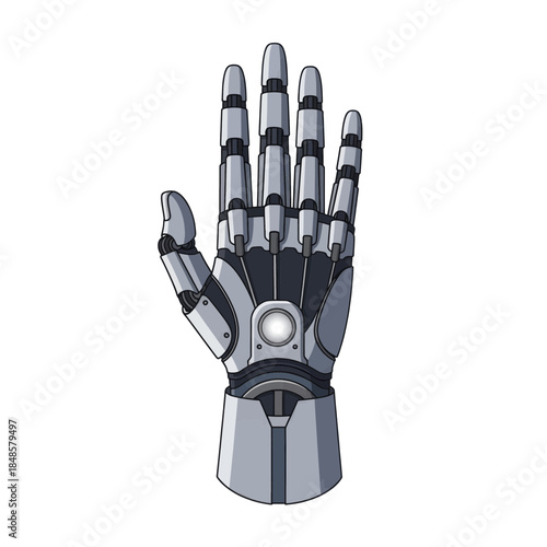 Advanced Robotic Hand Grasping in Neutral Pose.