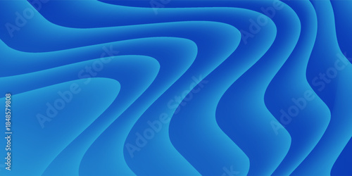 Twirl through mesmerizing blue abstract background with curved lines. Suitable for designs requiring dynamic and modern backgrounds with movement.