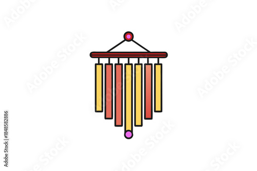 Chime design vector