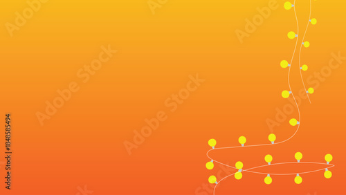 vector design of a fairy light