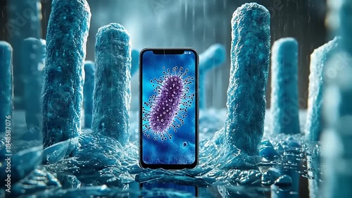 ice cubes on black background