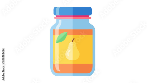 bottle of juice isolated