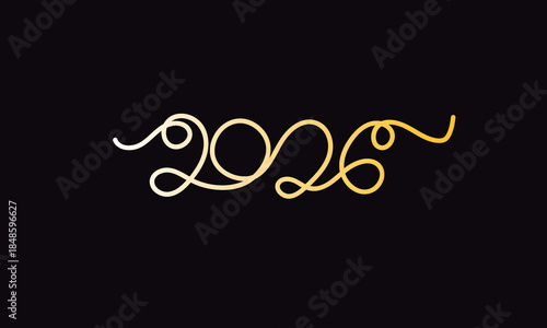 numero en degradado en fondo negro en cursiva 