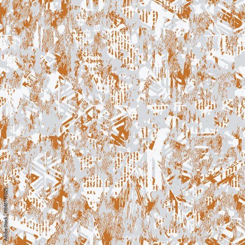 Wild textur earthly tones hand drawn abstract nature brushstrokes, modern geo pattern design weaving fabric jacquard background