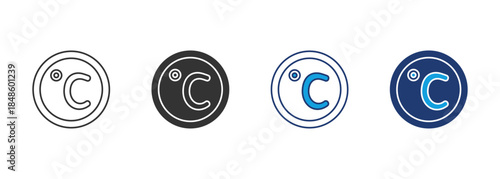 Celsius Icon Set Multiple Style Collection
