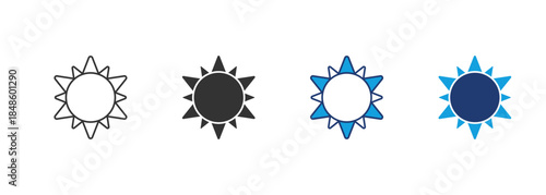 Summer Icon Set Multiple Style Collection