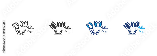 Spring Icon Set Multiple Style Collection